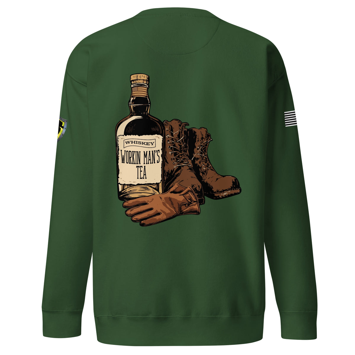 Men's Workin Whiskey Premium Sweatshirt