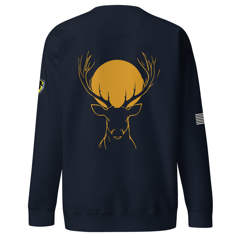 Men's Sunset Buck Premium Sweatshirt
