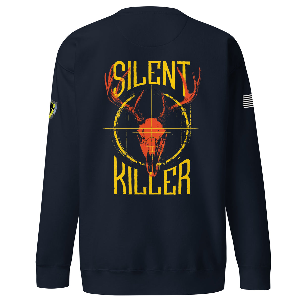Men's Silent Killer Orange Premium Sweatshirt
