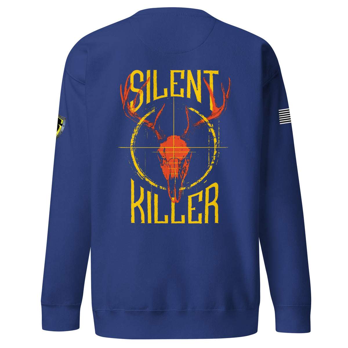 Men's Silent Killer Orange Premium Sweatshirt