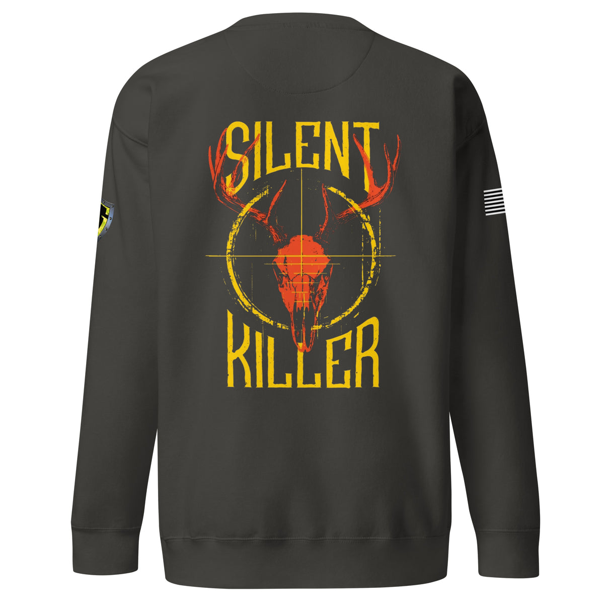 Men's Silent Killer Orange Premium Sweatshirt