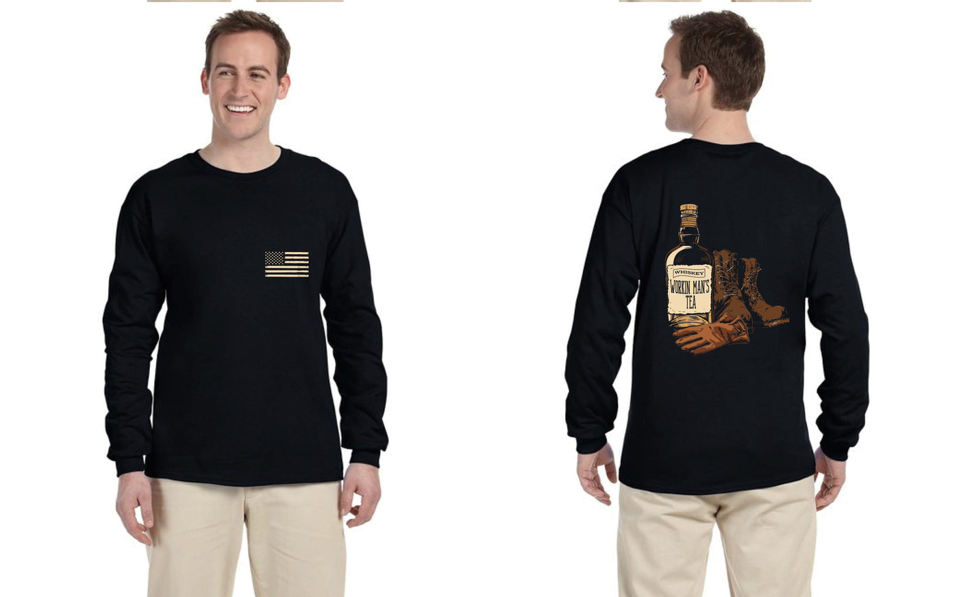 Working Man's Tea Long Sleeve T-Shirt