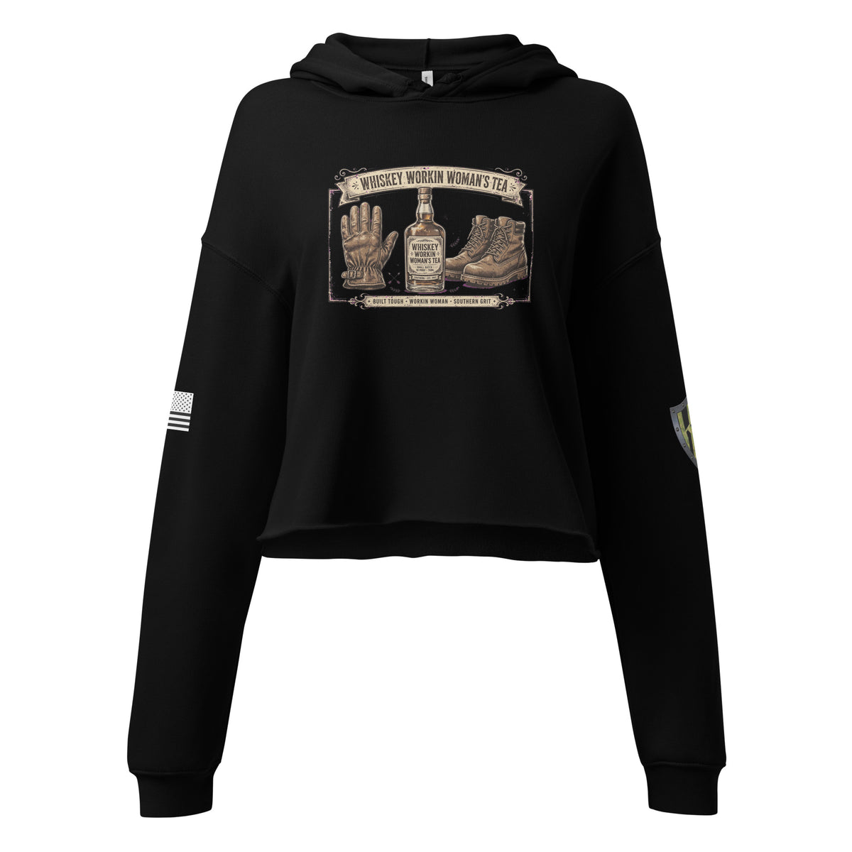 Working Womans Tea Crop Hoodie