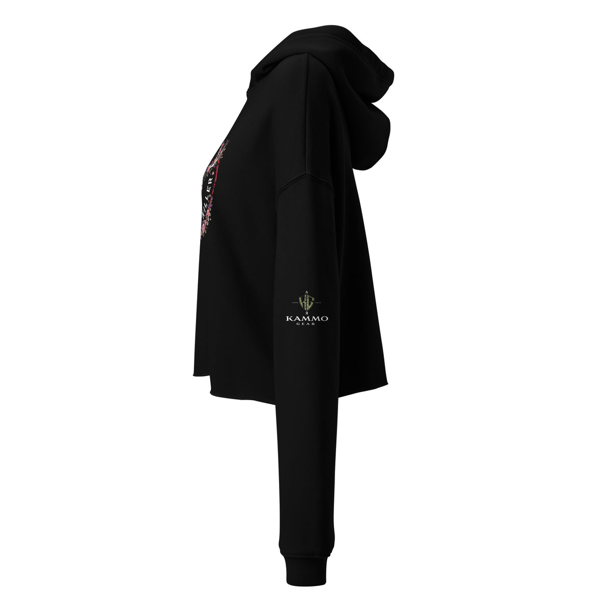 Women's Hunt Like A Girl Crop Hoodie