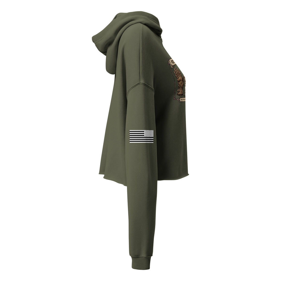 Working Womans Tea Crop Hoodie