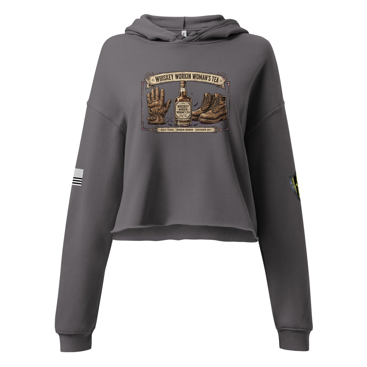 Working Womans Tea Crop Hoodie
