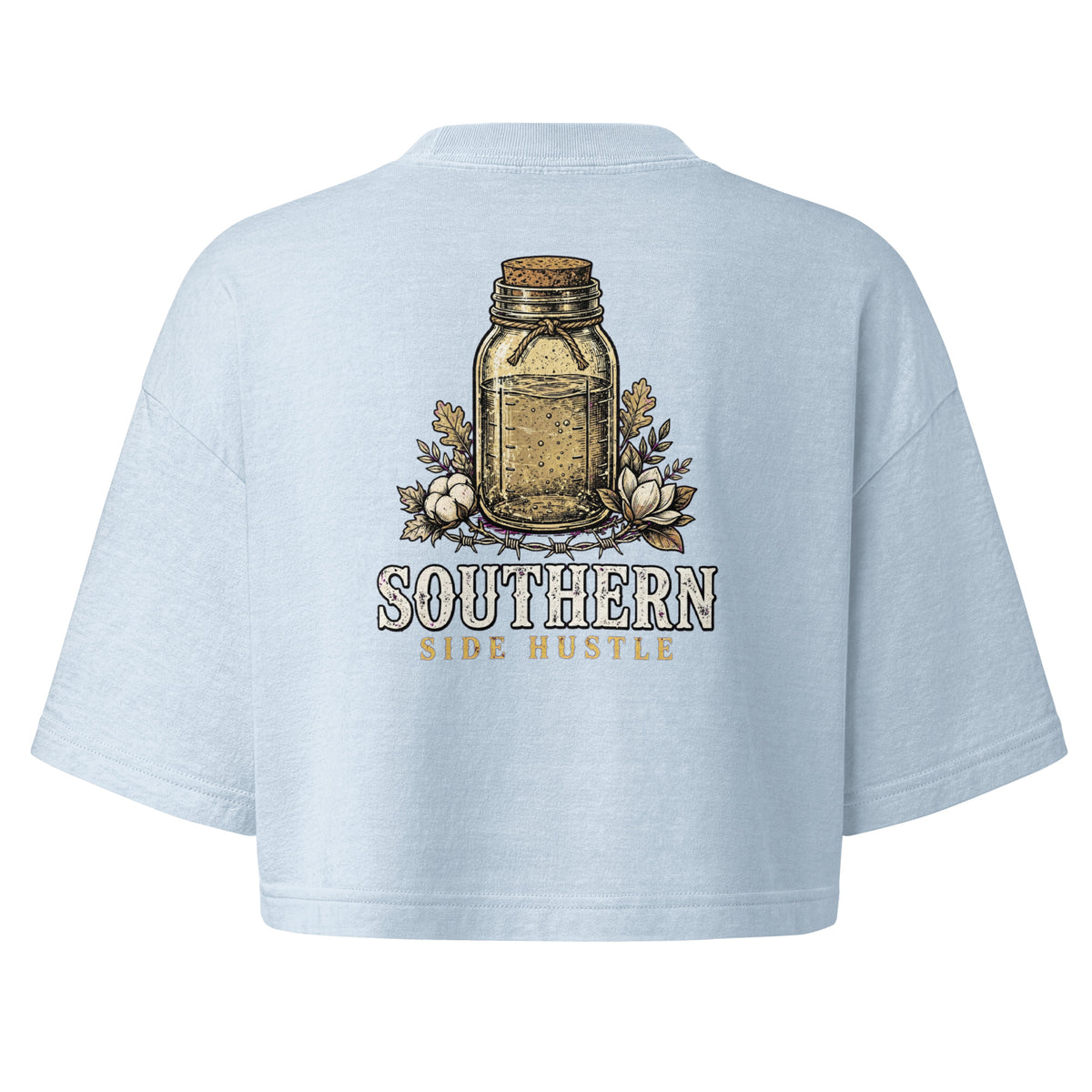 Women’s Southern Side Hustle crop t