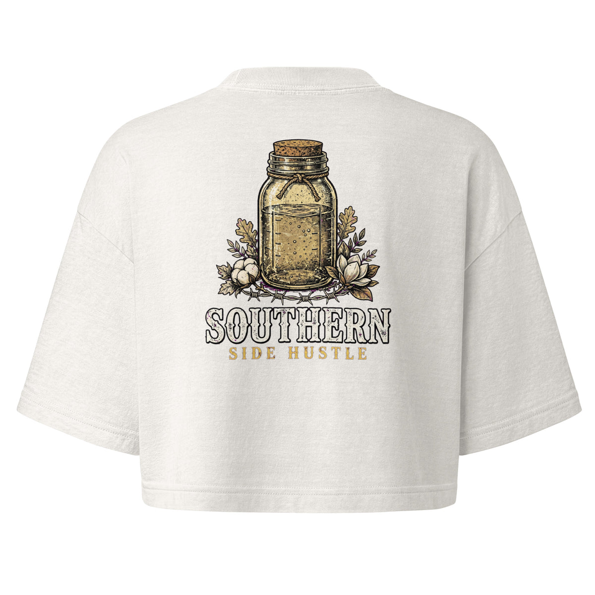 Women’s Southern Side Hustle crop t
