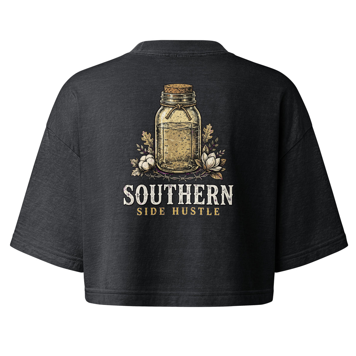 Women’s Southern Side Hustle crop t
