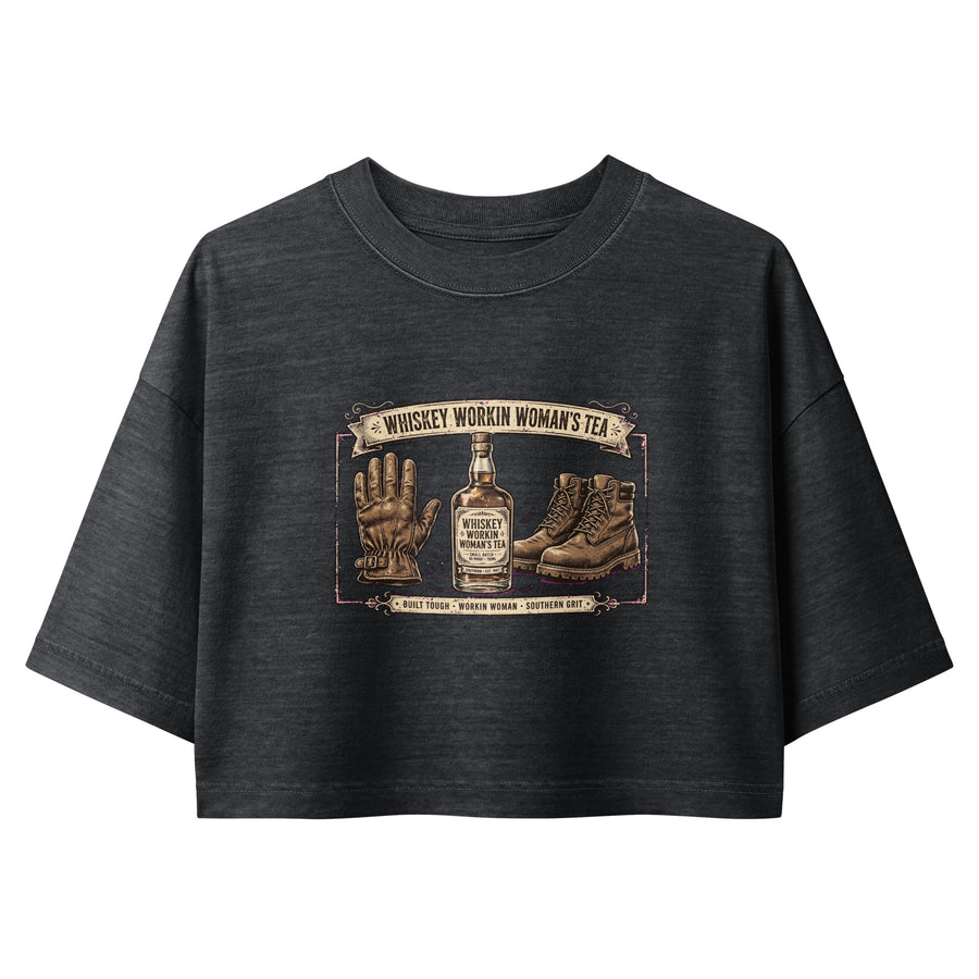 Workin' Women's Cropped T