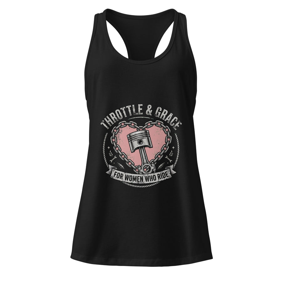 Women’s Throttle and Grace racerback tank top