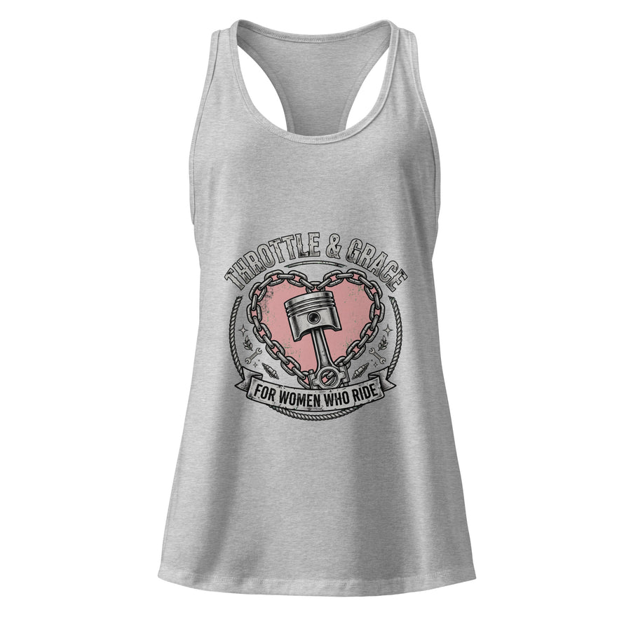 Women’s Throttle and Grace racerback tank top