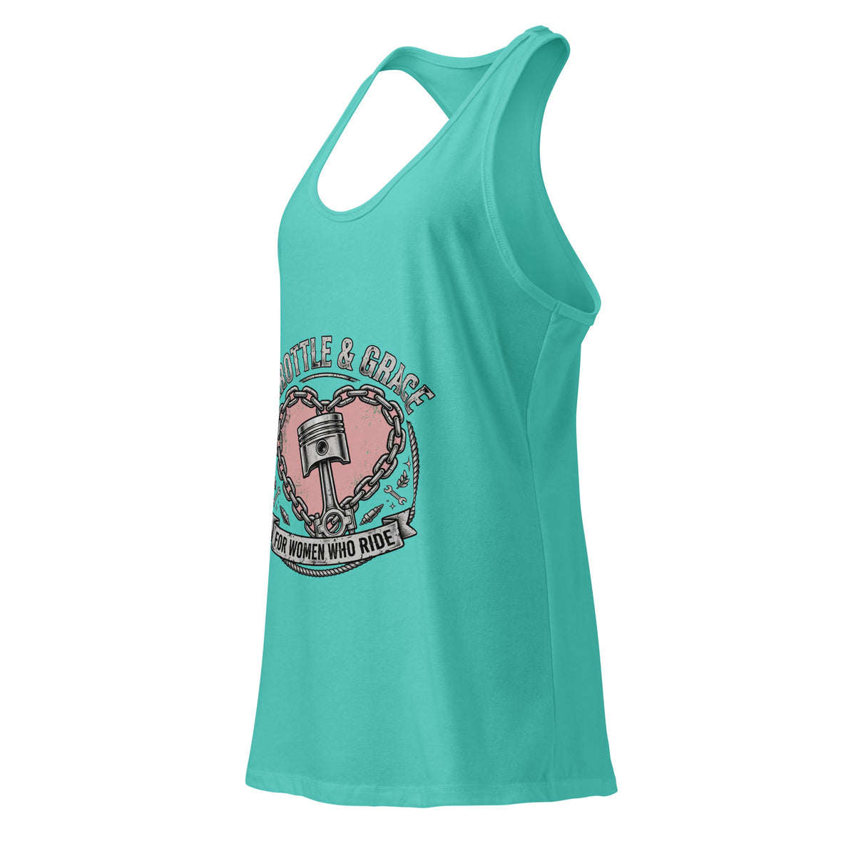 Women’s Throttle and Grace racerback tank top