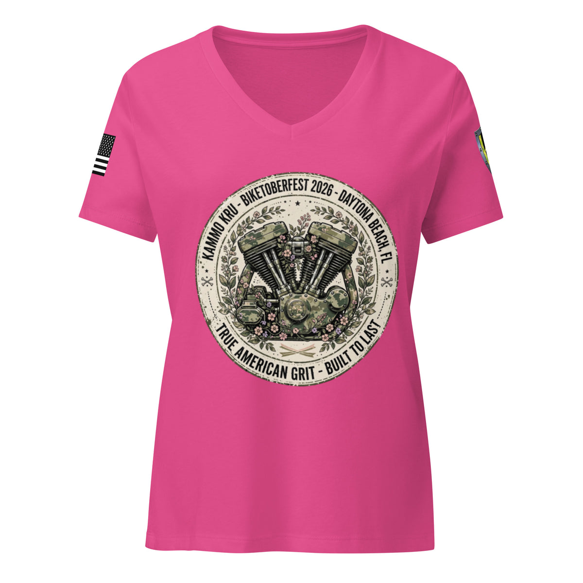 Women’s Kammo Kru v-neck t-shirt