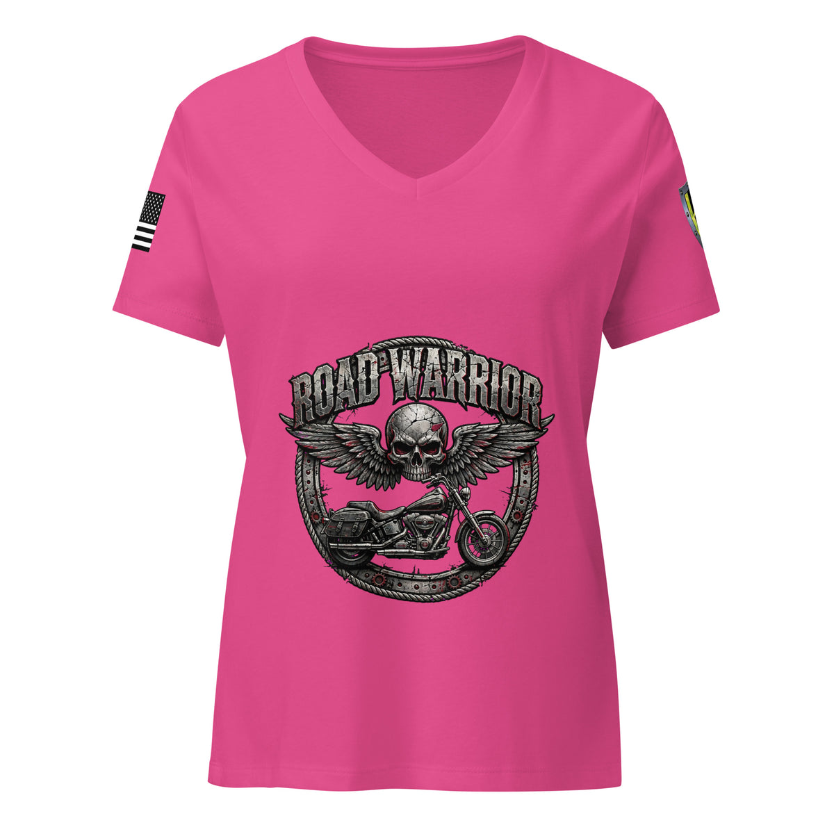 Women’s Road Warrior v-neck t-shirt
