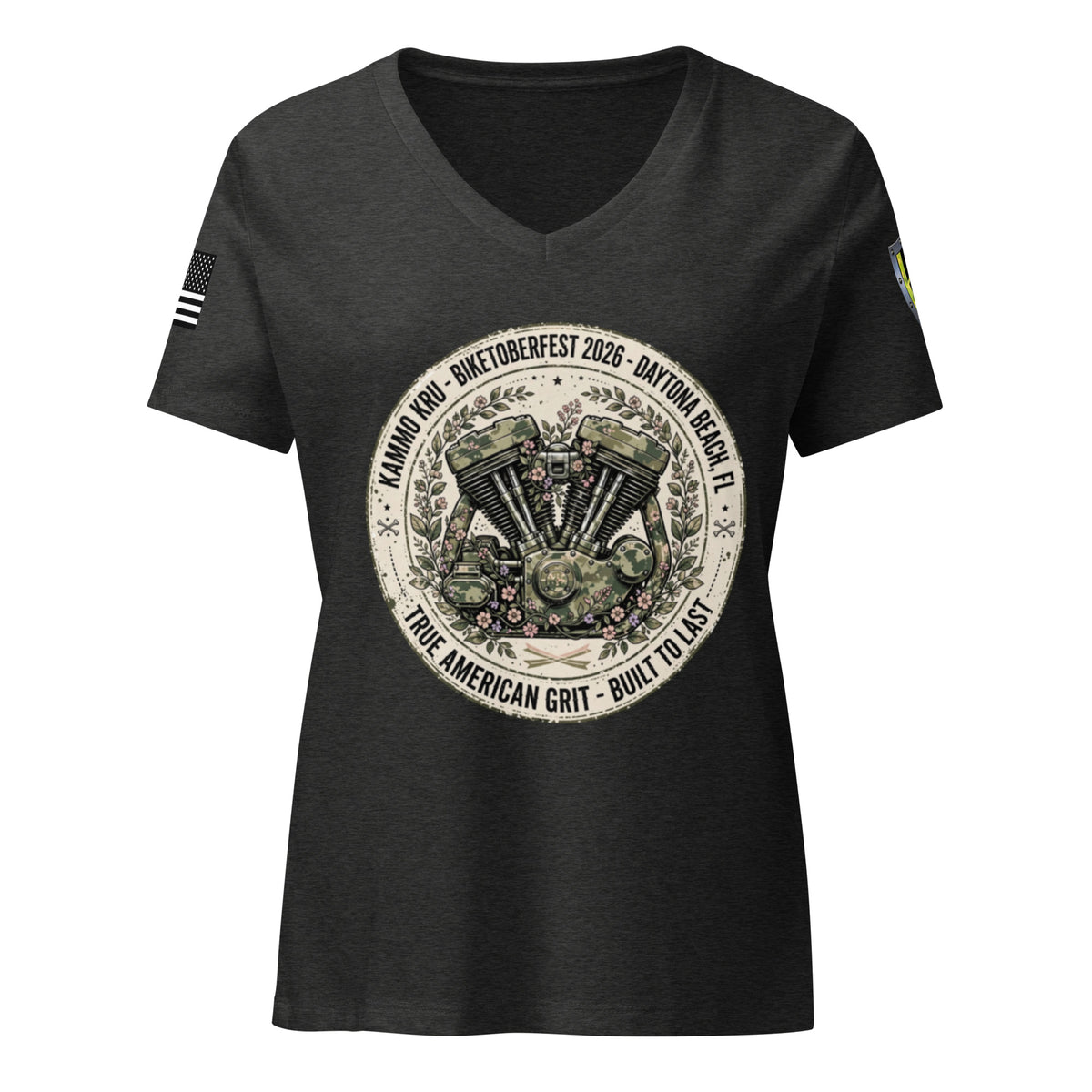 Women’s Kammo Kru v-neck t-shirt