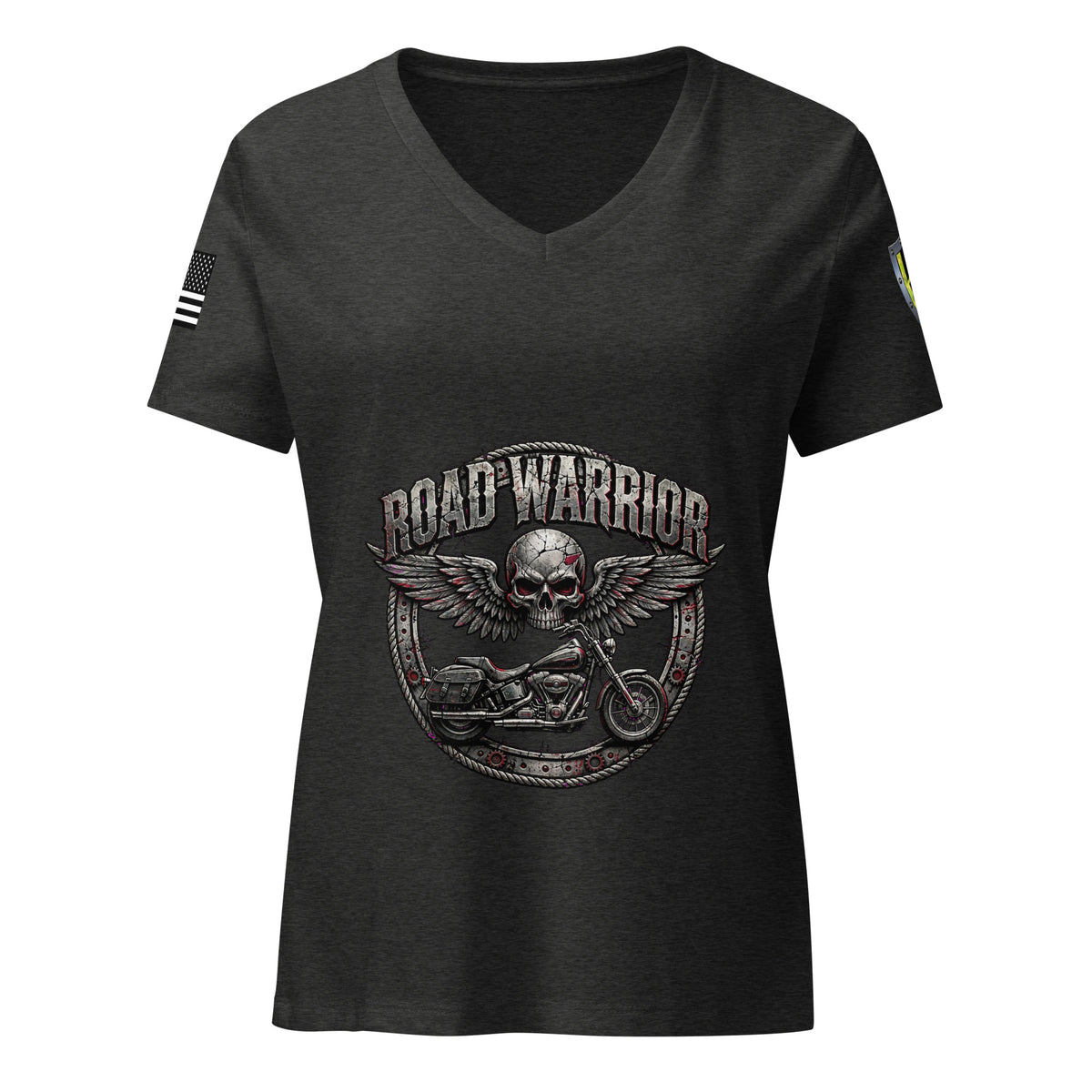 Women’s Road Warrior v-neck t-shirt