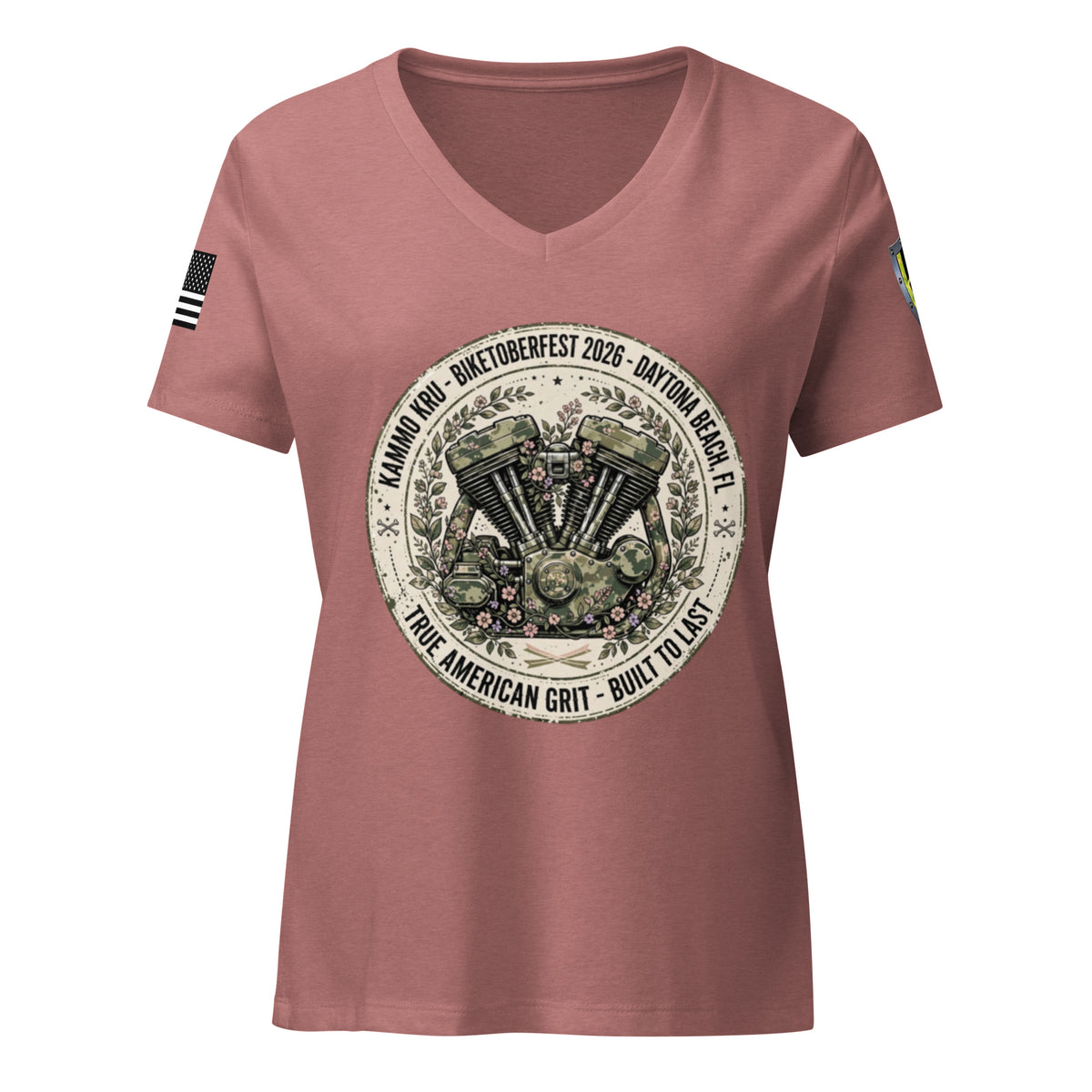 Women’s Kammo Kru v-neck t-shirt