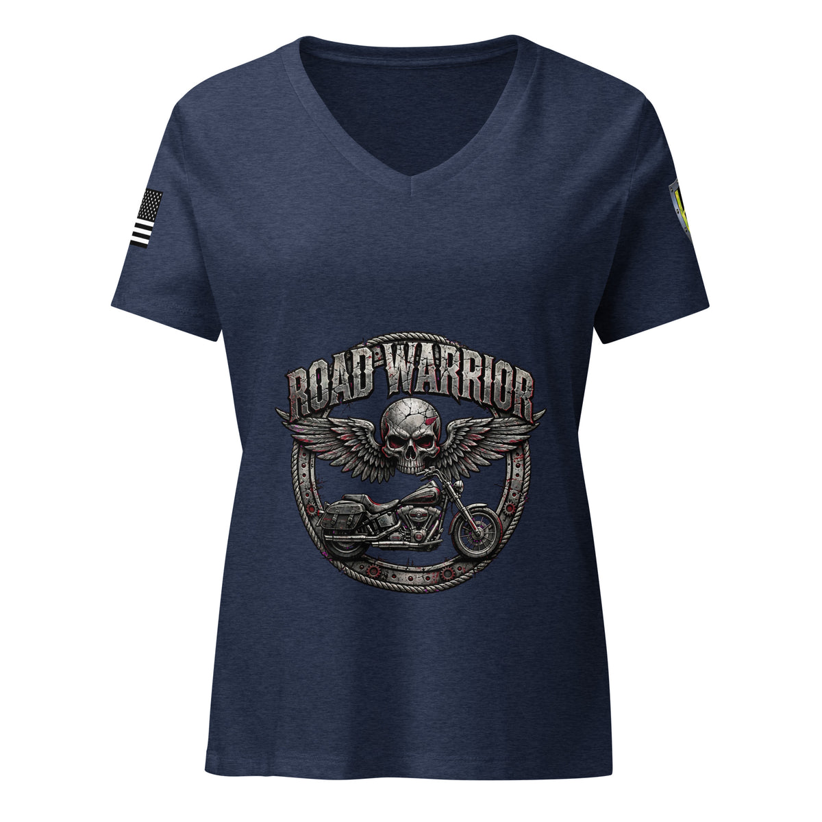 Women’s Road Warrior v-neck t-shirt