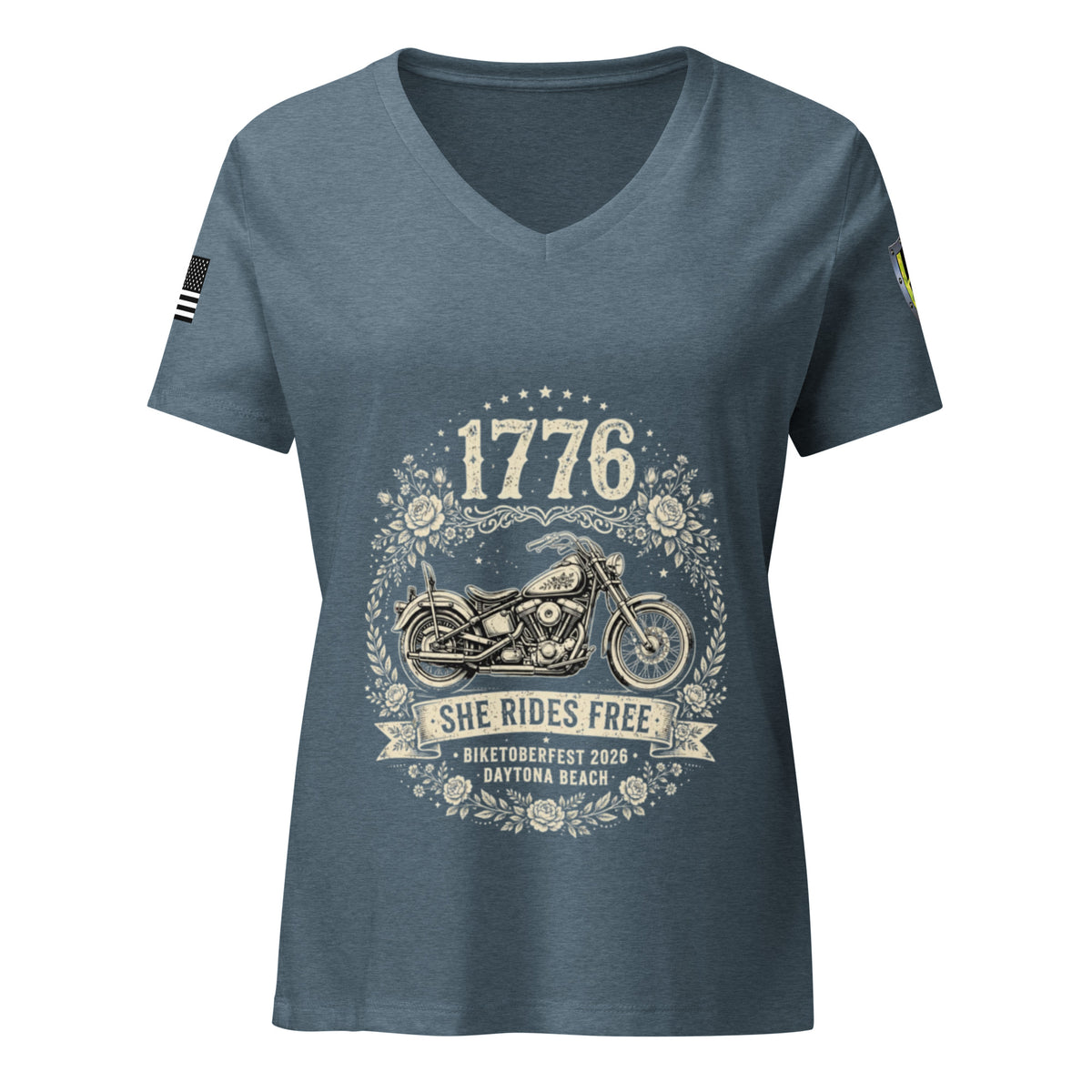 Women’s 1776 v-neck t-shirt