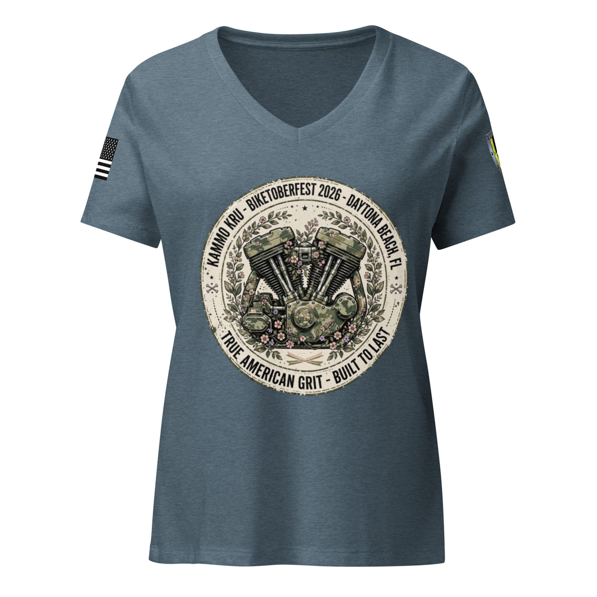Women’s Kammo Kru v-neck t-shirt