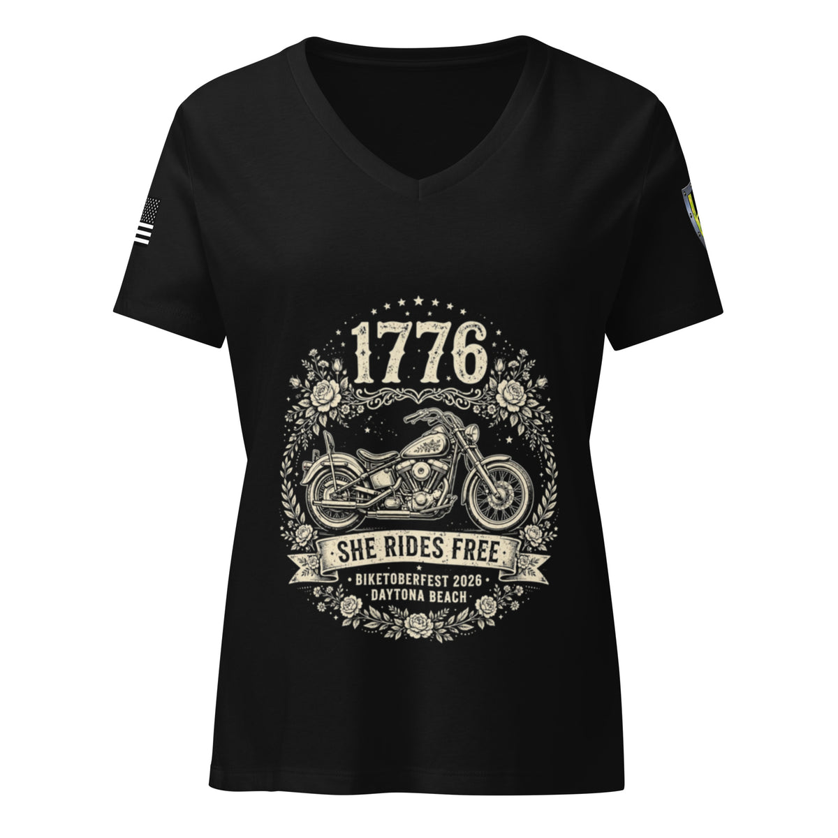 Women’s 1776 v-neck t-shirt