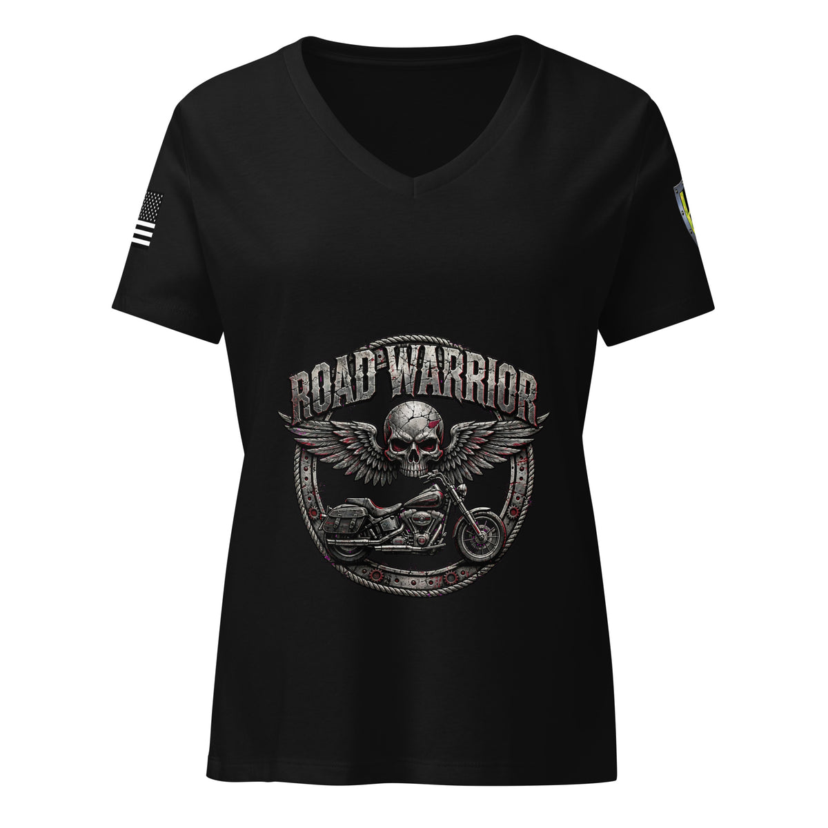 Women’s Road Warrior v-neck t-shirt
