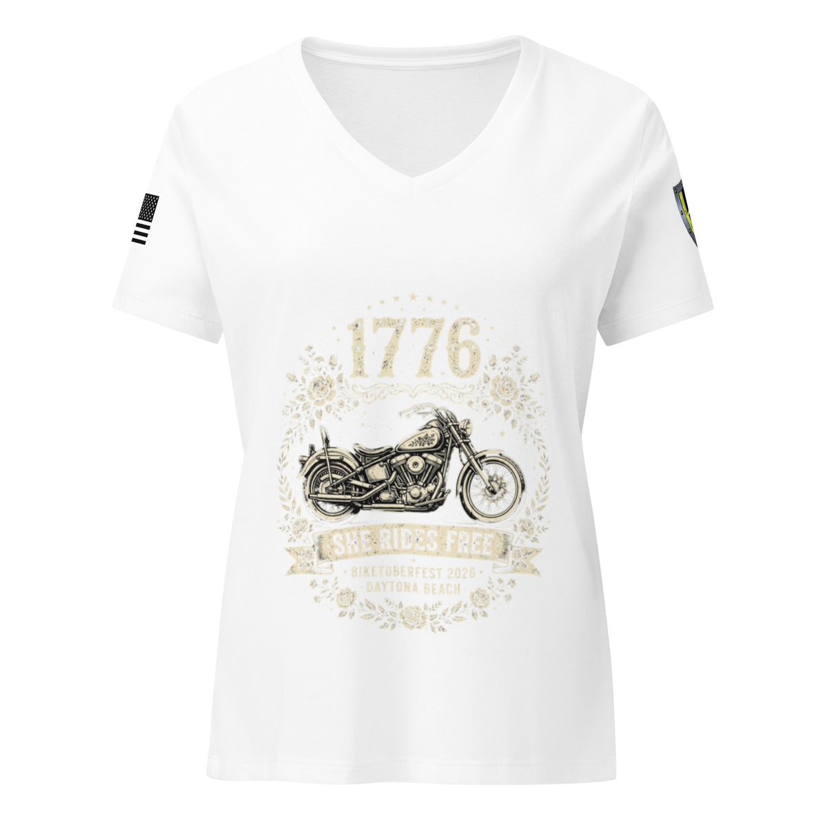 Women’s 1776 v-neck t-shirt