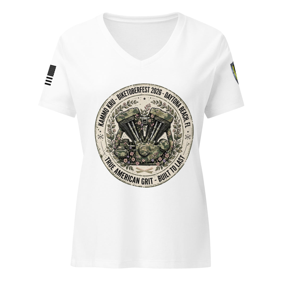 Women’s Kammo Kru v-neck t-shirt