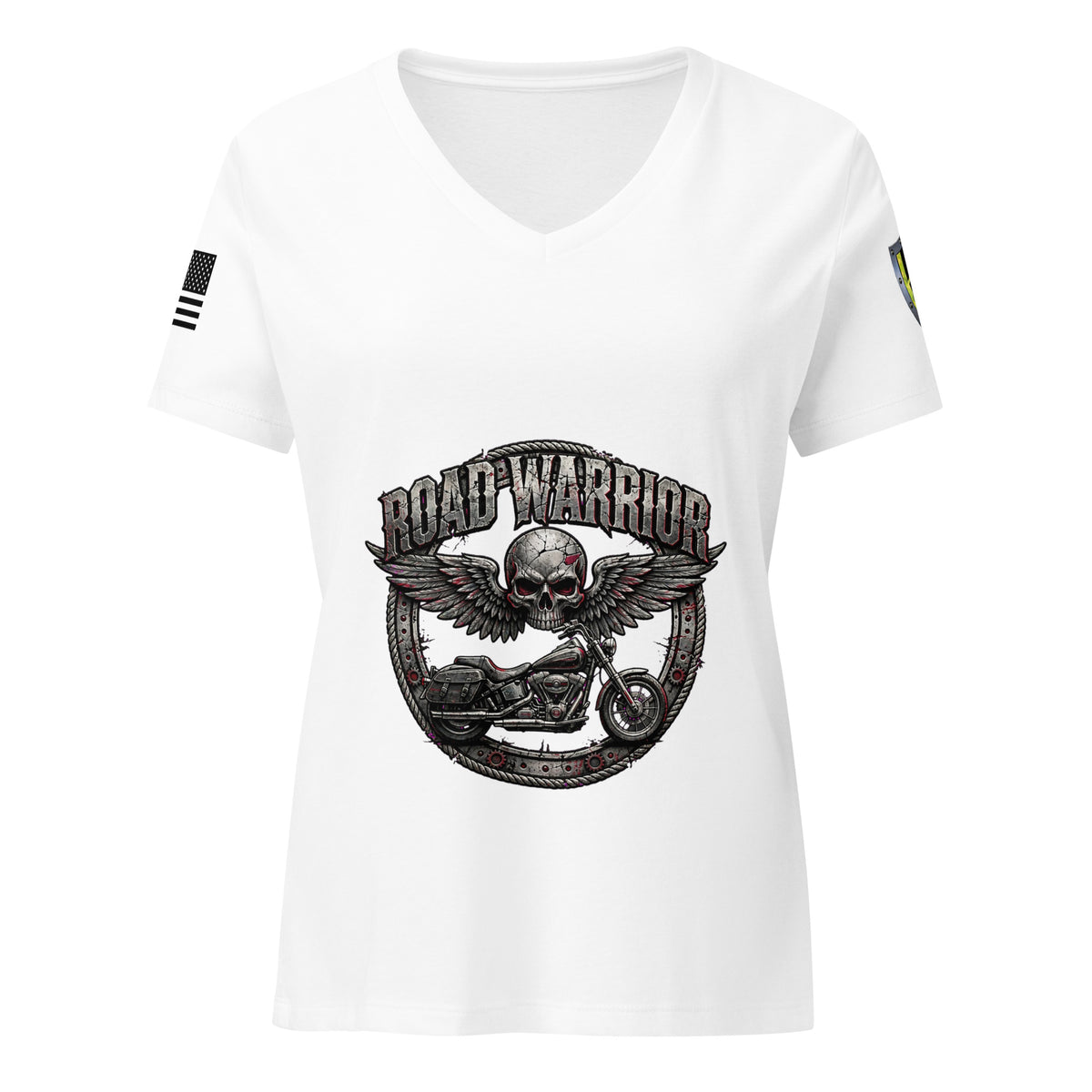 Women’s Road Warrior v-neck t-shirt