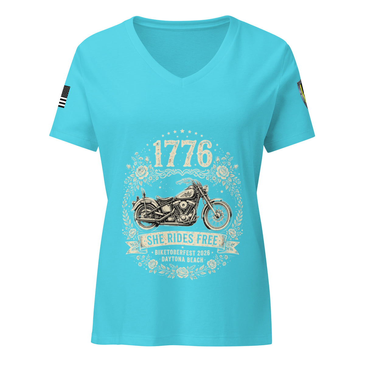 Women’s 1776 v-neck t-shirt