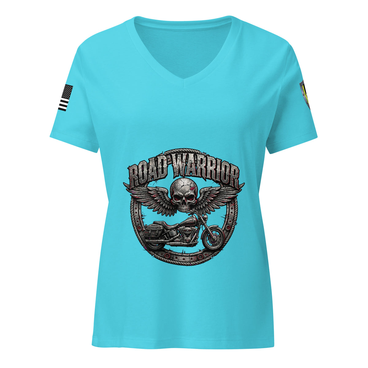 Women’s Road Warrior v-neck t-shirt